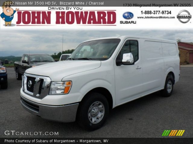 2012 Nissan NV 3500 HD SV in Blizzard White