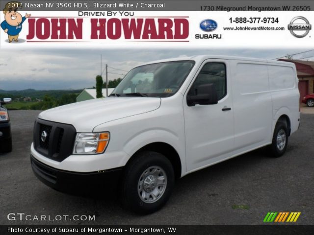 2012 Nissan NV 3500 HD S in Blizzard White