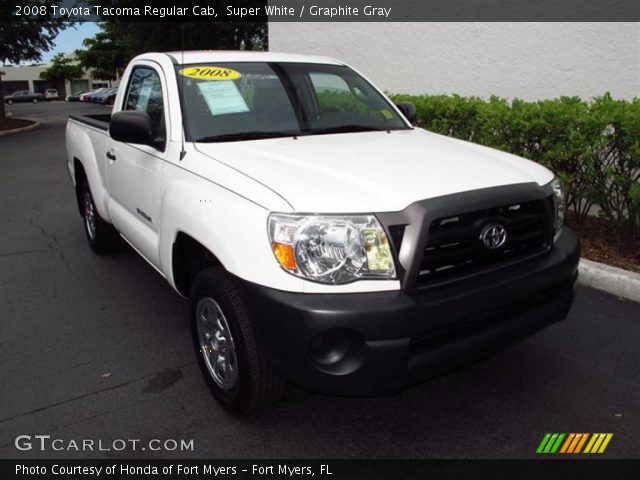 2008 Toyota Tacoma Regular Cab in Super White