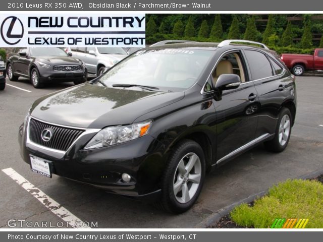 2010 Lexus RX 350 AWD in Obsidian Black