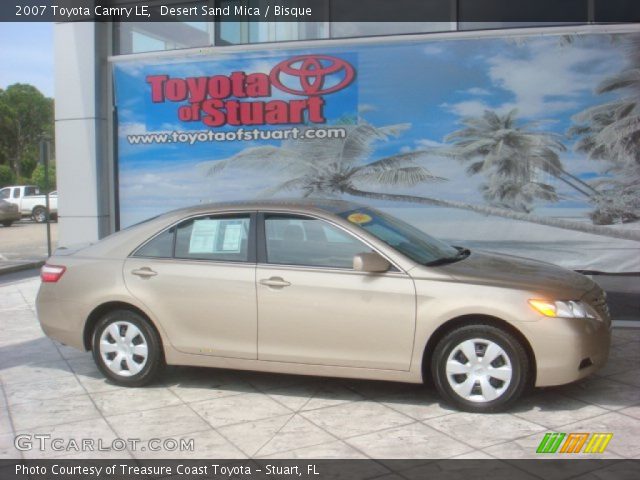 2007 Toyota Camry LE in Desert Sand Mica