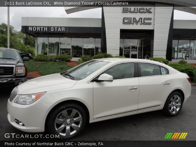 2011 Buick LaCrosse CXL in White Diamond Tricoat