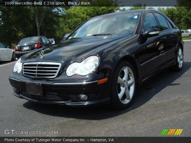 2006 Mercedes-Benz C 230 Sport in Black