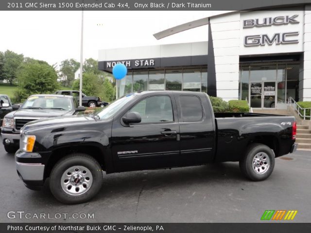 2011 GMC Sierra 1500 Extended Cab 4x4 in Onyx Black