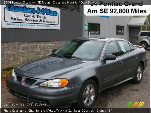 2004 Pontiac Grand Am SE Sedan in Greystone Metallic