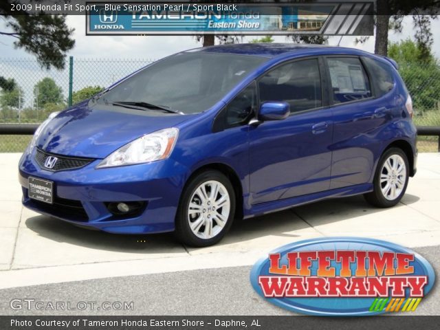 2009 Honda Fit Sport in Blue Sensation Pearl