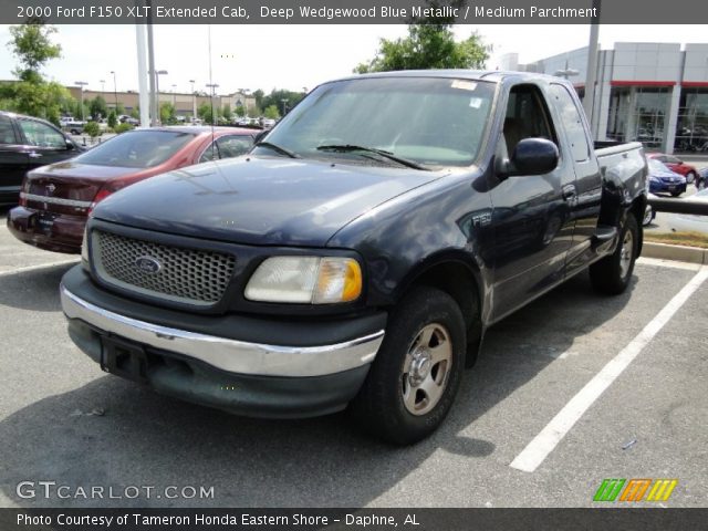 2000 Ford F150 XLT Extended Cab in Deep Wedgewood Blue Metallic