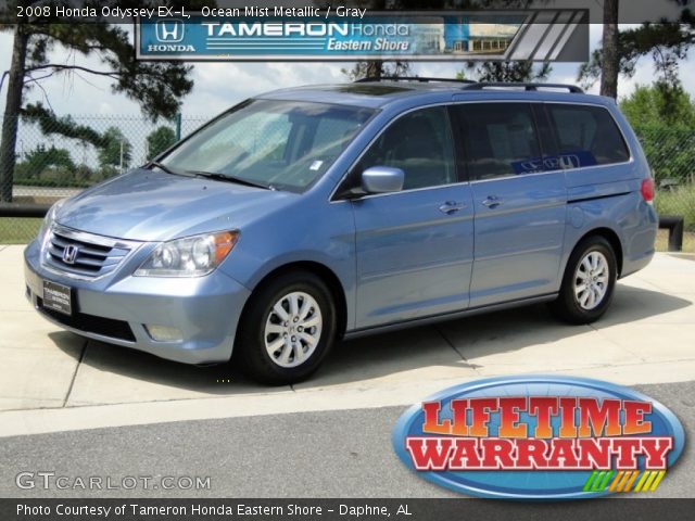 2008 Honda Odyssey EX-L in Ocean Mist Metallic