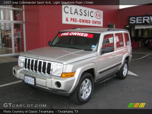 2007 Jeep Commander Sport 4x4 in Light Graystone Pearl
