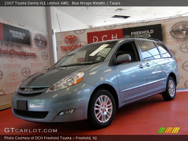 2007 Toyota Sienna XLE Limited AWD in Blue Mirage Metallic