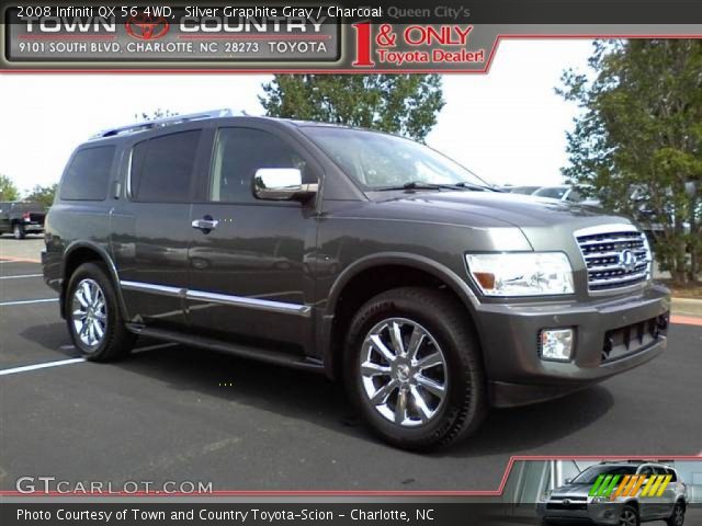 2008 Infiniti QX 56 4WD in Silver Graphite Gray