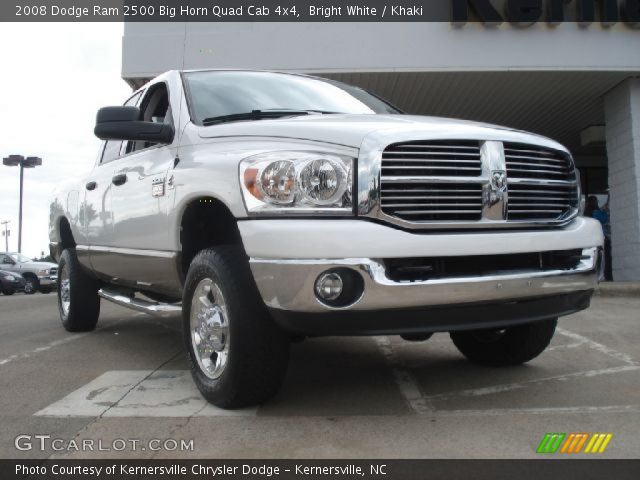 2008 Dodge Ram 2500 Big Horn Quad Cab 4x4 in Bright White