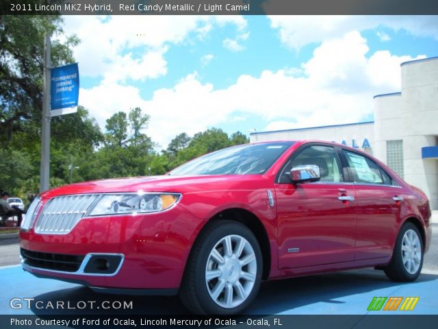 2011 Lincoln MKZ Hybrid in Red Candy Metallic