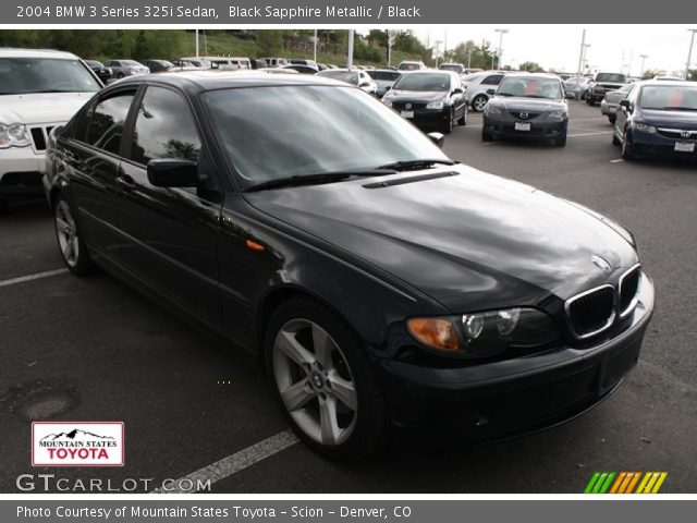 2004 BMW 3 Series 325i Sedan in Black Sapphire Metallic