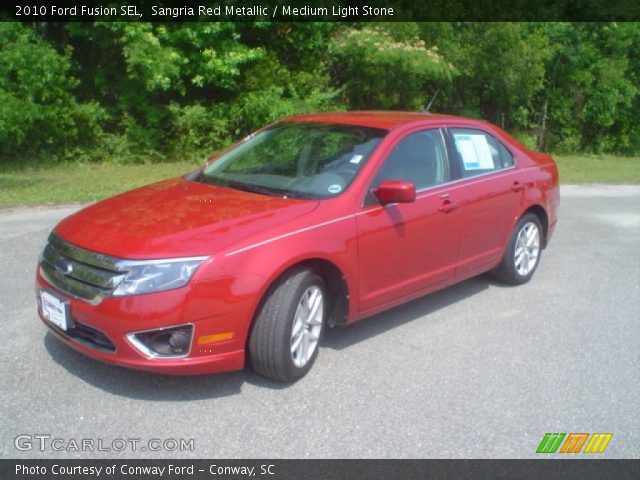 2010 Ford Fusion SEL in Sangria Red Metallic