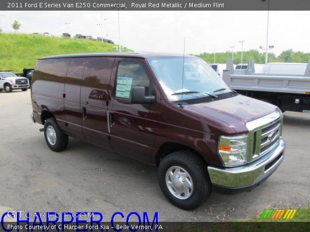 2011 Ford E Series Van E250 Commercial in Royal Red Metallic
