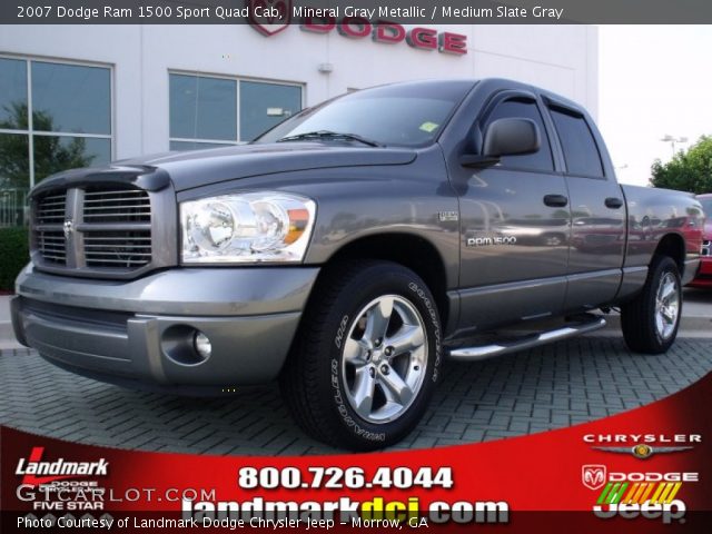 2007 Dodge Ram 1500 Sport Quad Cab in Mineral Gray Metallic