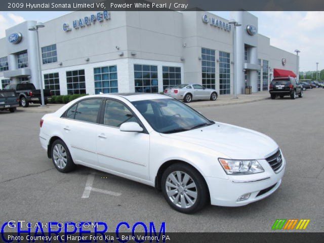 2009 Hyundai Sonata Limited V6 in Powder White Pearl