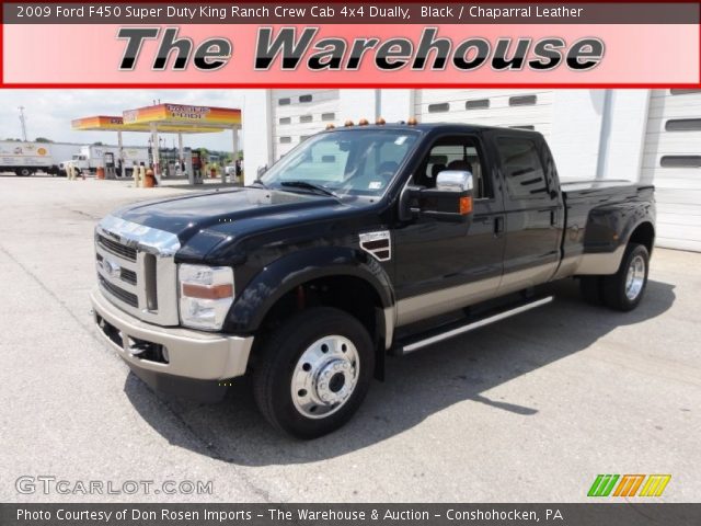2009 Ford F450 Super Duty King Ranch Crew Cab 4x4 Dually in Black