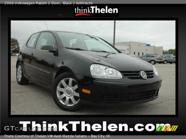2009 Volkswagen Rabbit 2 Door in Black