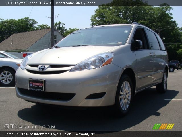 2010 Toyota Sienna LE AWD in Desert Sand Mica