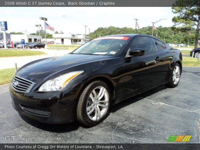 2008 Infiniti G 37 Journey Coupe in Black Obsidian