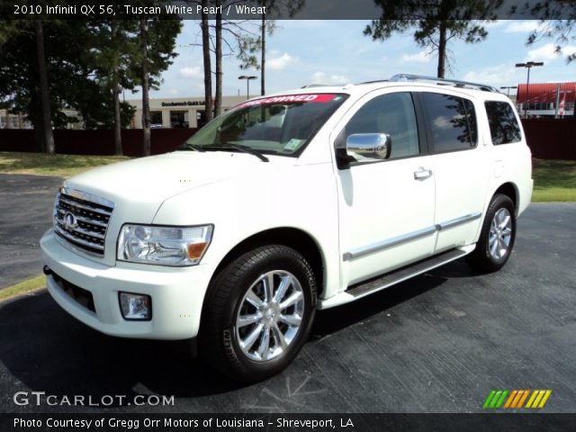 2010 Infiniti QX 56 in Tuscan White Pearl