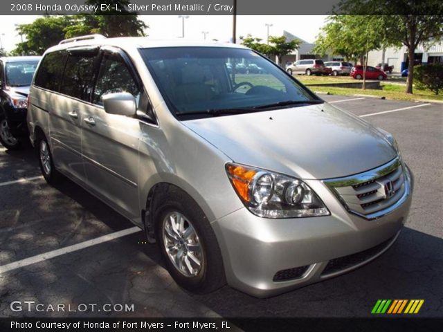 2008 Honda Odyssey EX-L in Silver Pearl Metallic