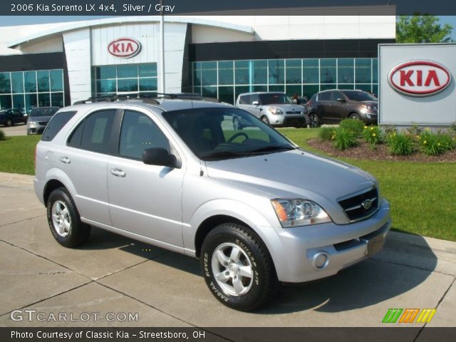 2006 Kia Sorento LX 4x4 in Silver