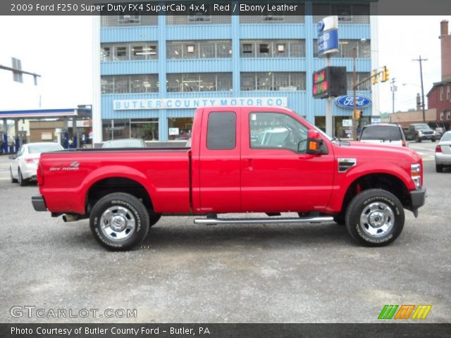 2009 Ford F250 Super Duty FX4 SuperCab 4x4 in Red