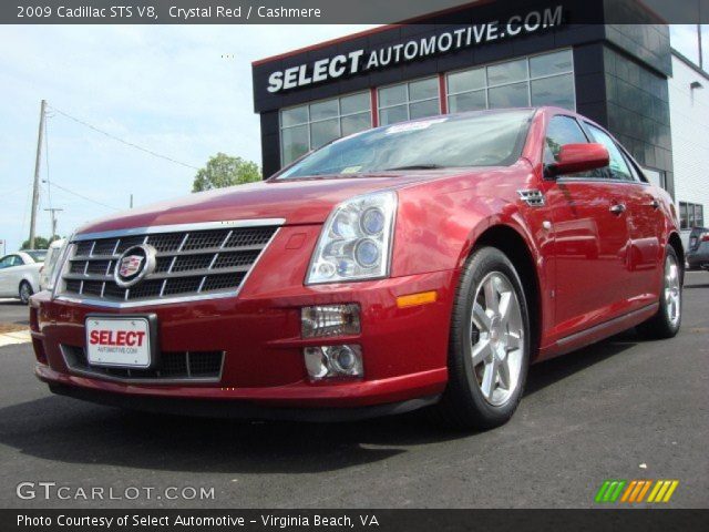 2009 Cadillac STS V8 in Crystal Red