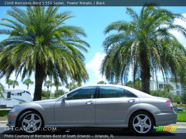 2008 Mercedes-Benz S 550 Sedan in Pewter Metallic