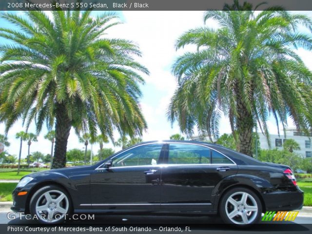 2008 Mercedes-Benz S 550 Sedan in Black