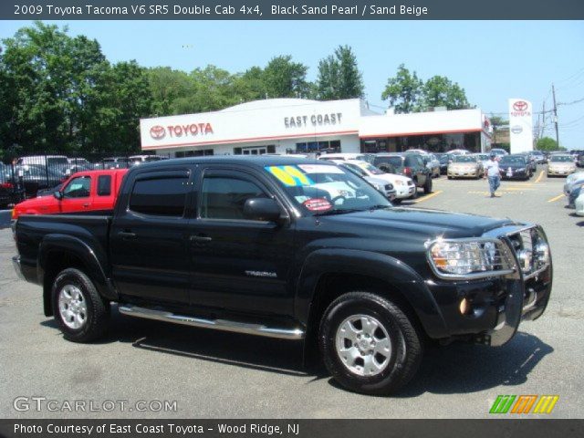 2009 Toyota Tacoma V6 SR5 Double Cab 4x4 in Black Sand Pearl