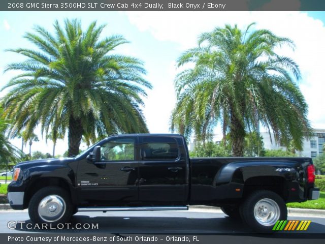 2008 GMC Sierra 3500HD SLT Crew Cab 4x4 Dually in Black Onyx