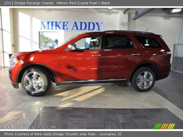 2011 Dodge Durango Citadel in Inferno Red Crystal Pearl