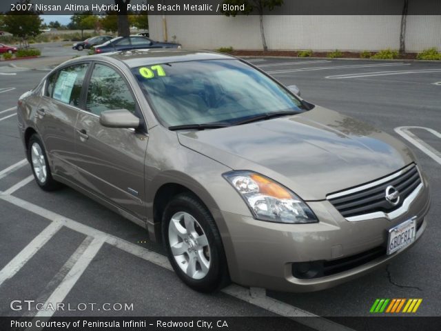 2007 Nissan Altima Hybrid in Pebble Beach Metallic