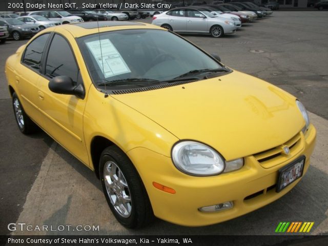 2002 Dodge Neon SXT in Solar Yellow