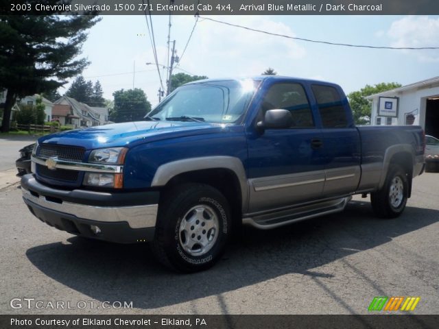 2003 Chevrolet Silverado 1500 Z71 Extended Cab 4x4 in Arrival Blue Metallic