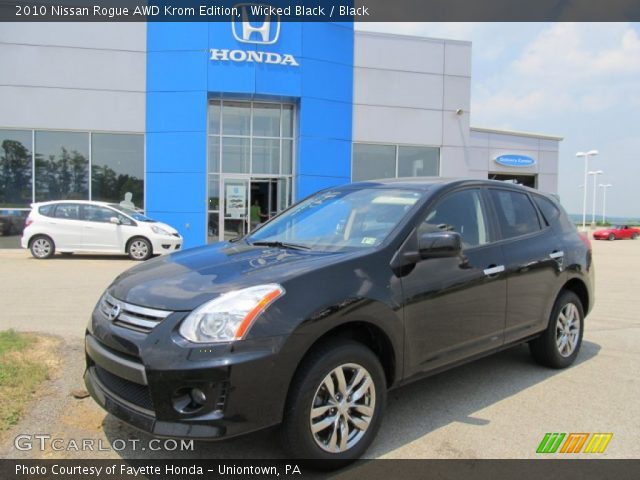2010 Nissan Rogue AWD Krom Edition in Wicked Black