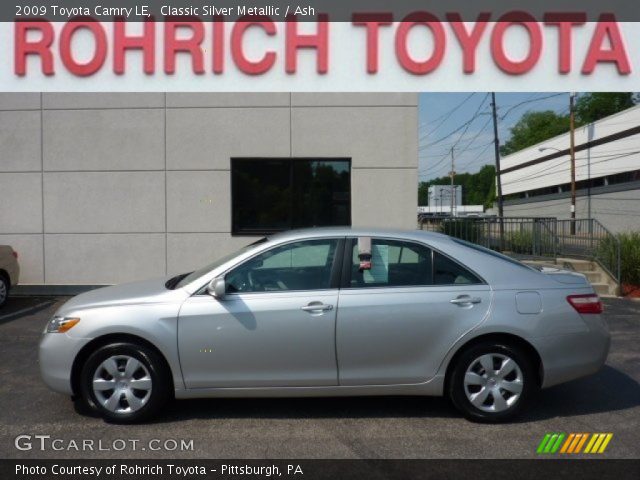 2009 Toyota Camry LE in Classic Silver Metallic