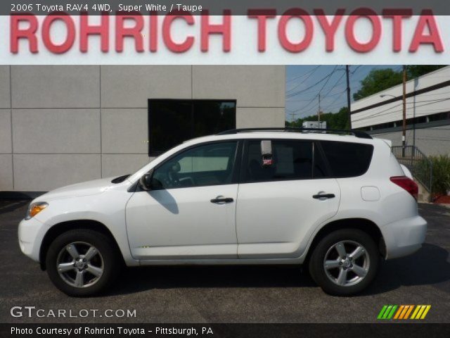 2006 Toyota RAV4 4WD in Super White