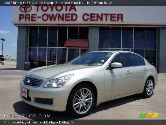 2007 Infiniti G 35 Journey Sedan in Serengeti Sand Metallic