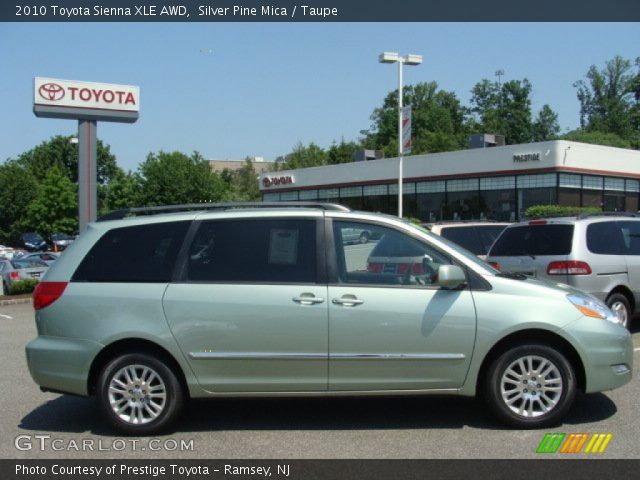 2010 Toyota Sienna XLE AWD in Silver Pine Mica