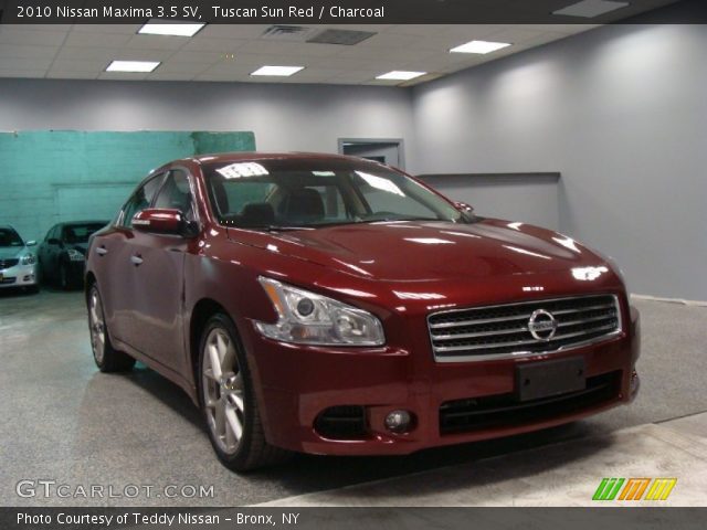 2010 Nissan Maxima 3.5 SV in Tuscan Sun Red