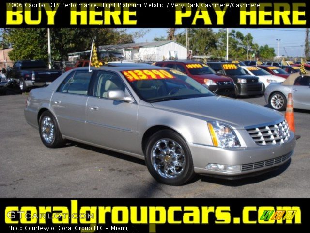2006 Cadillac DTS Performance in Light Platinum Metallic