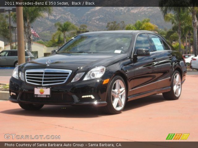 2011 Mercedes-Benz E 350 Sedan in Black