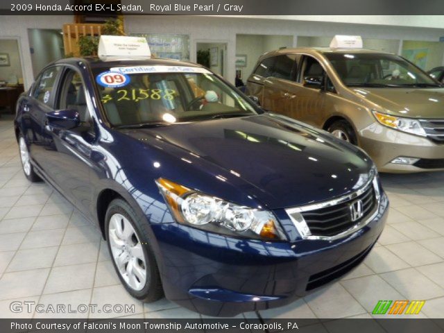 2009 Honda Accord EX-L Sedan in Royal Blue Pearl