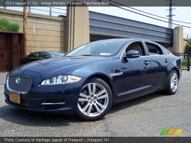 2011 Jaguar XJ XJL in Indigo Metallic