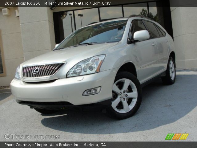 2007 Lexus RX 350 in Millennium Silver Metallic